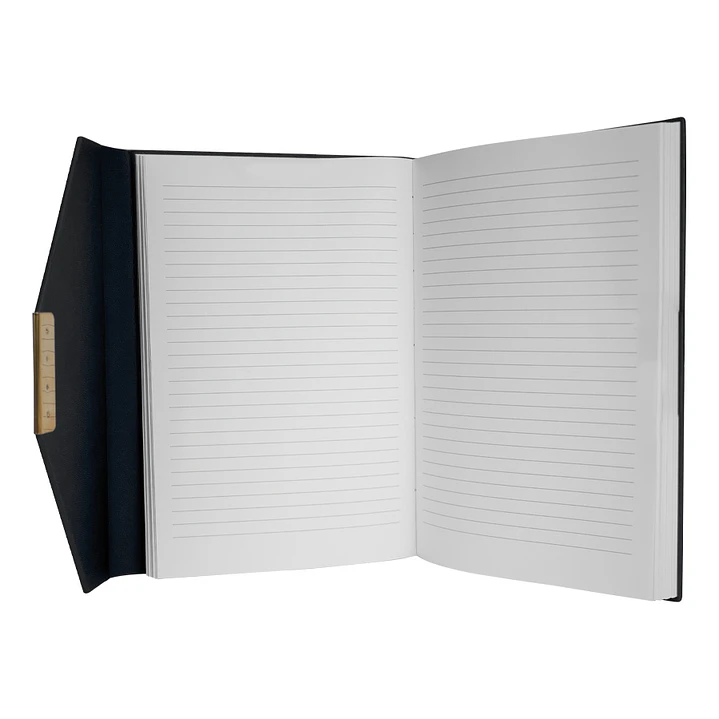 Cuaderno de PU-eco-cuero con cierre imantado (12 Unidades). 12
