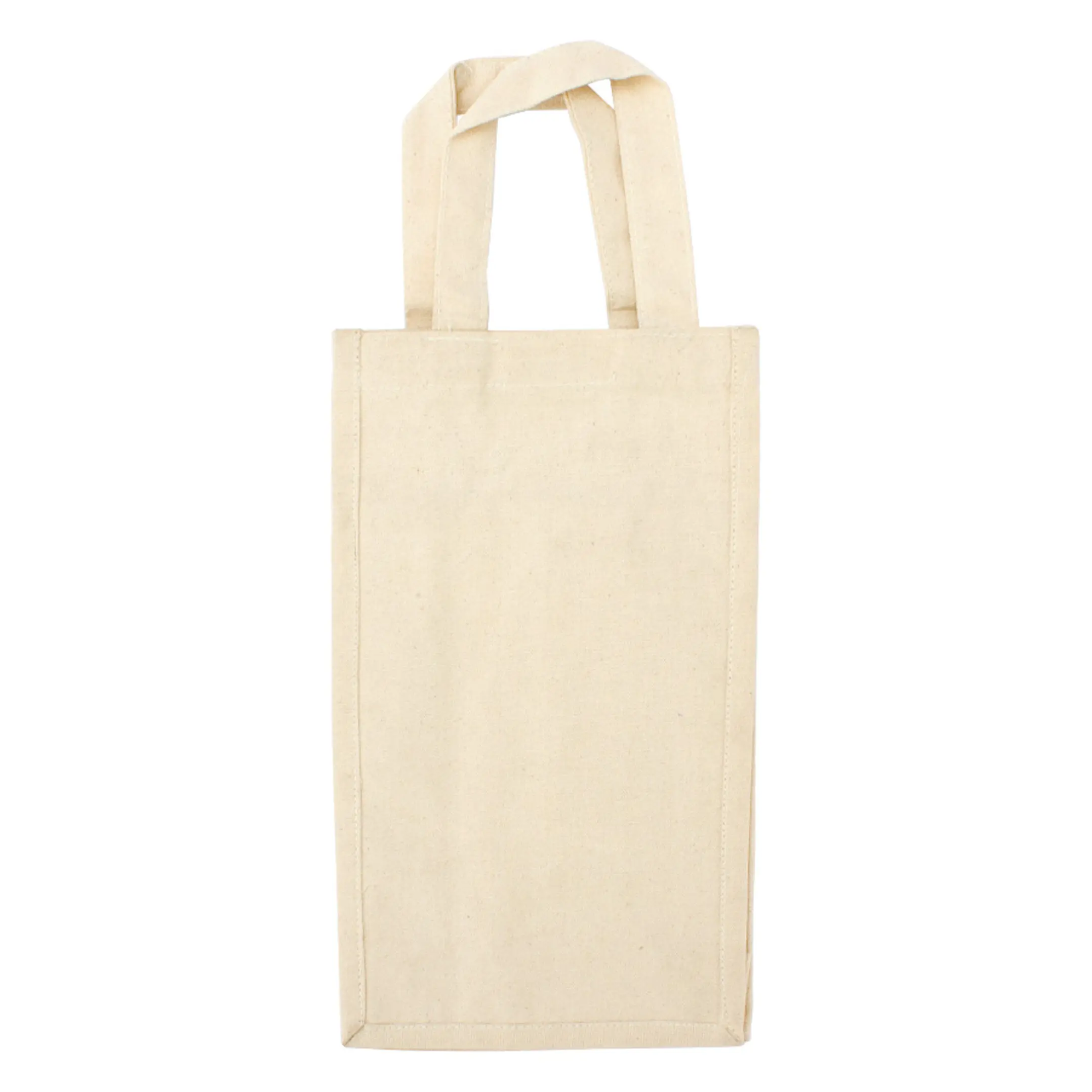 Bolsa 2 Botellas de Vino 100% Algodón Canvas (25 Unidades). 1