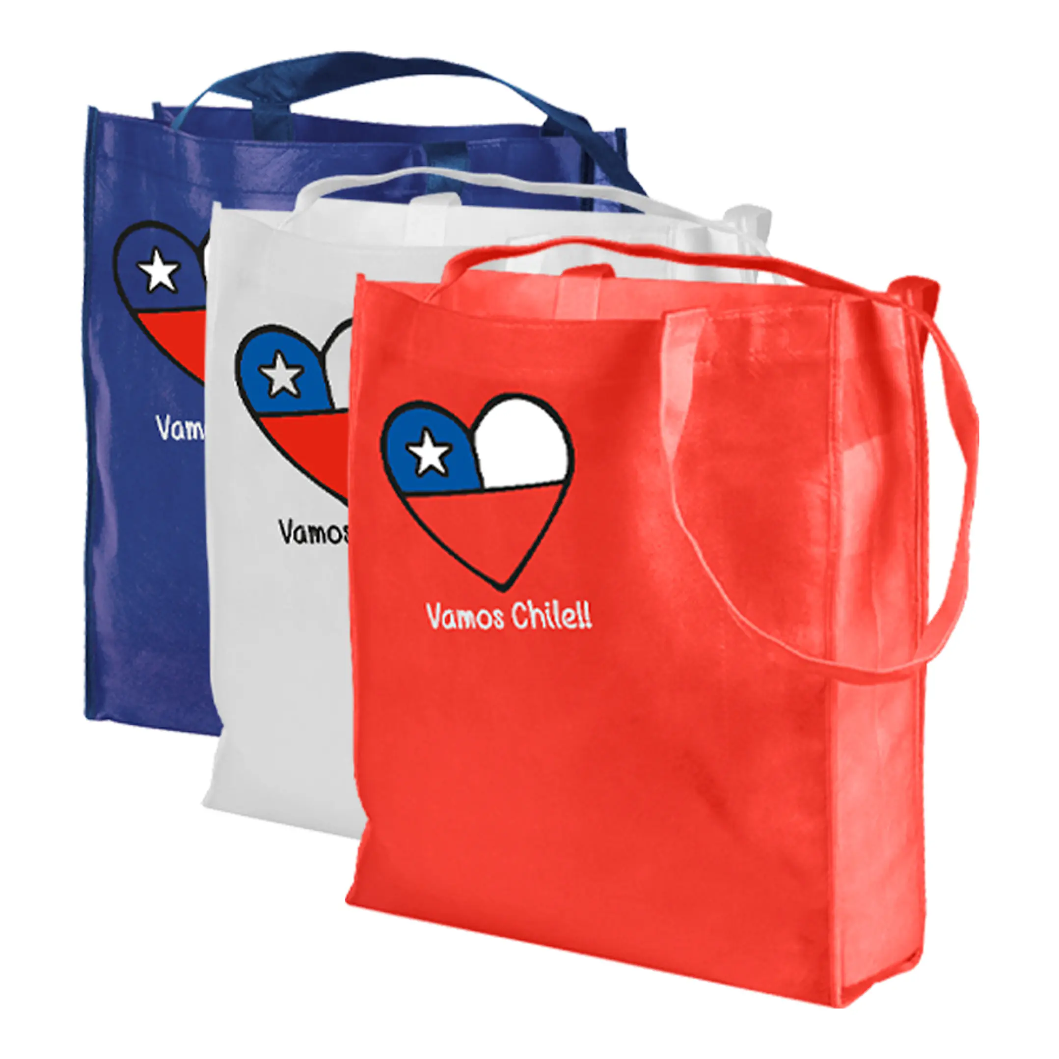Bolsa TNT Vamos Chile (Pack 100 Unidades). 4