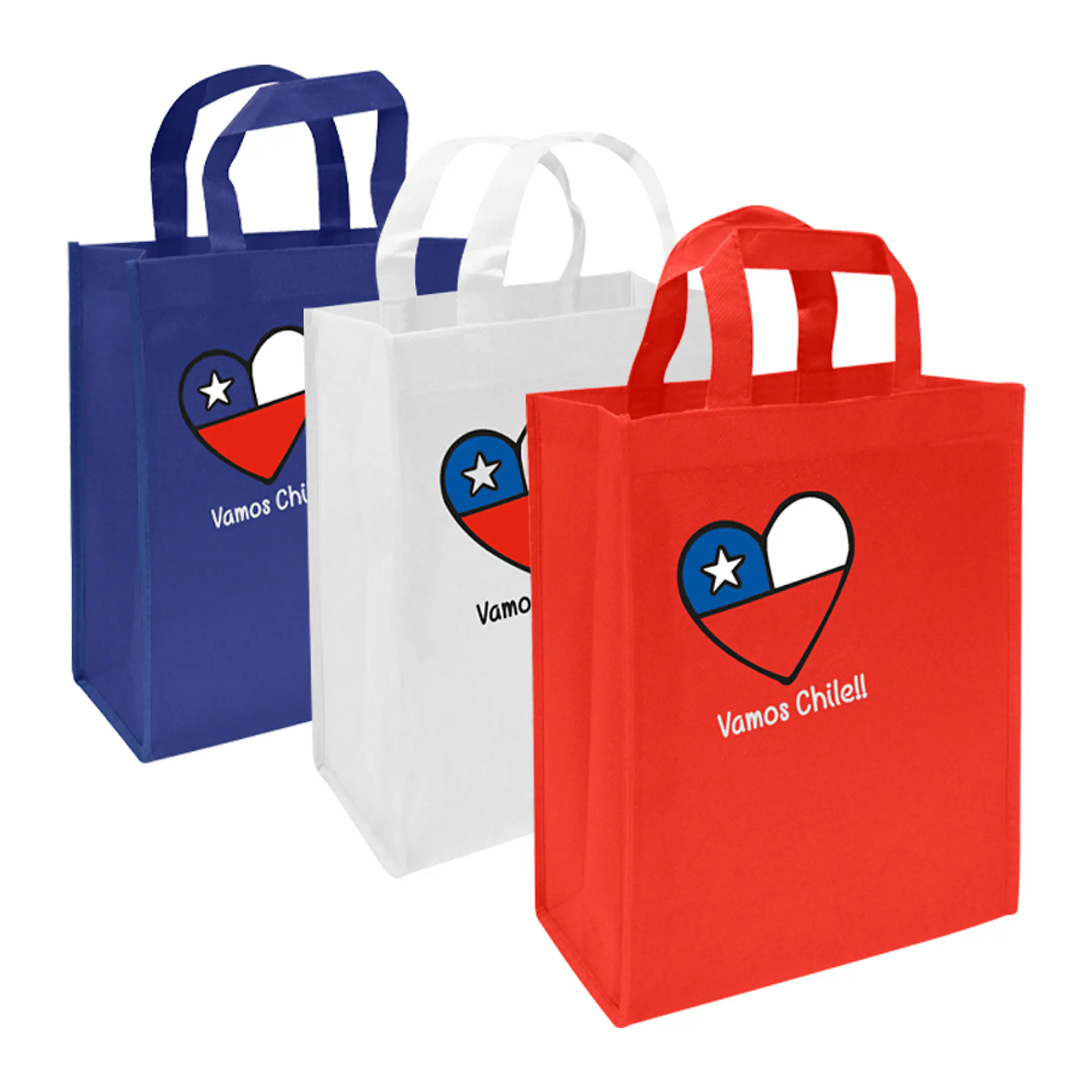 Bolsa TNT Vamos Chile (Pack 100 Unidades). 4
