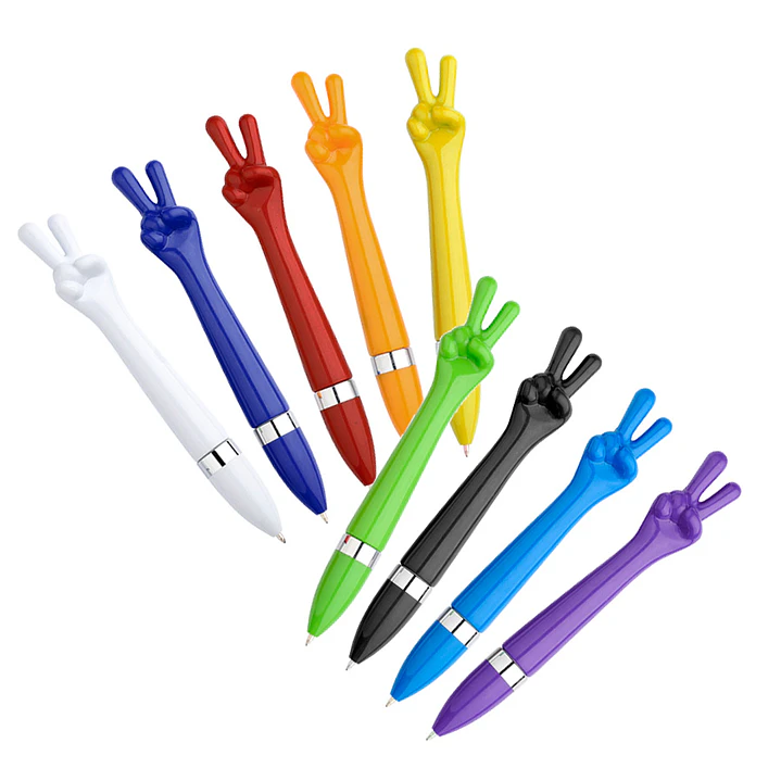Bolígrafo Plástico Paz y Amor (Pack de 100 Lápices). 1
