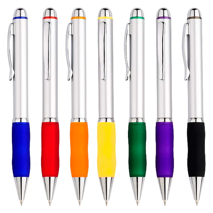 Bolígrafo Plástico Qasar Silver (Pack de 100 Lápices) 1