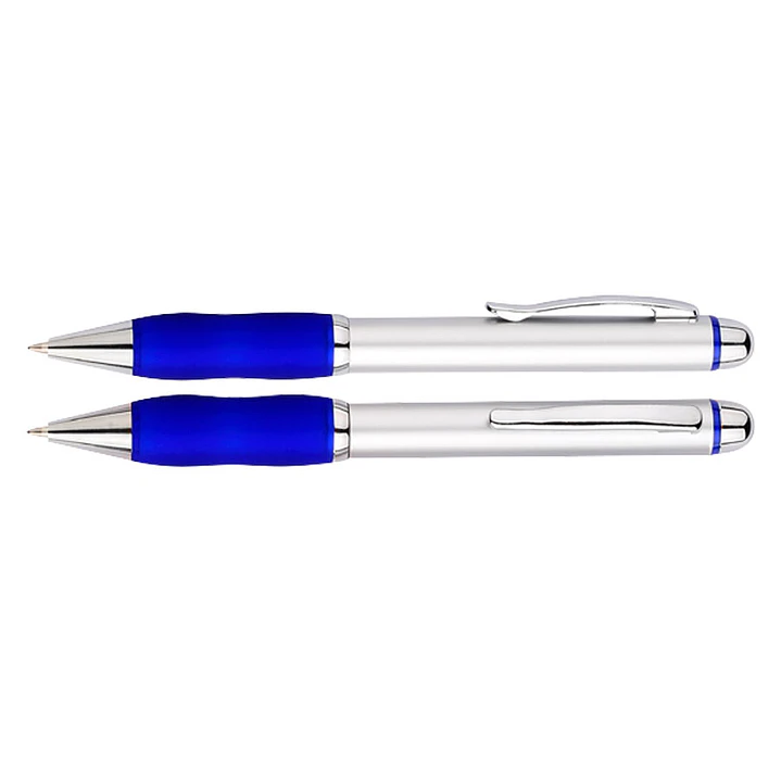 Bolígrafo Plástico Qasar Silver (Pack de 100 Lápices) 2