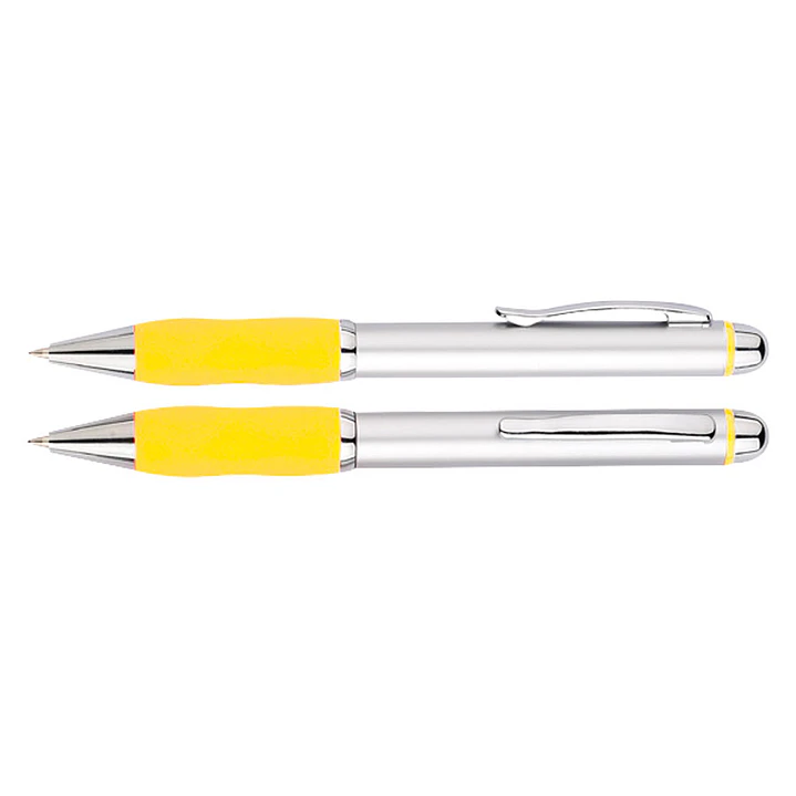 Bolígrafo Plástico Qasar Silver (Pack de 100 Lápices) 5