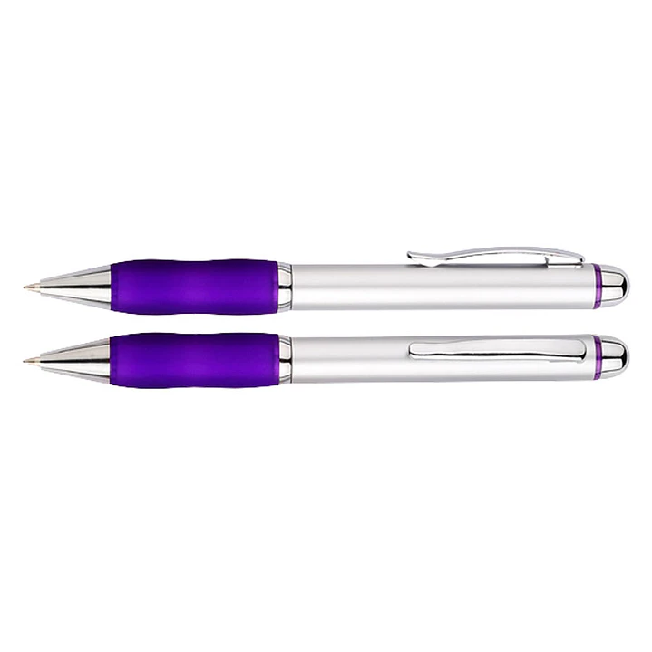 Bolígrafo Plástico Qasar Silver (Pack de 100 Lápices) 8