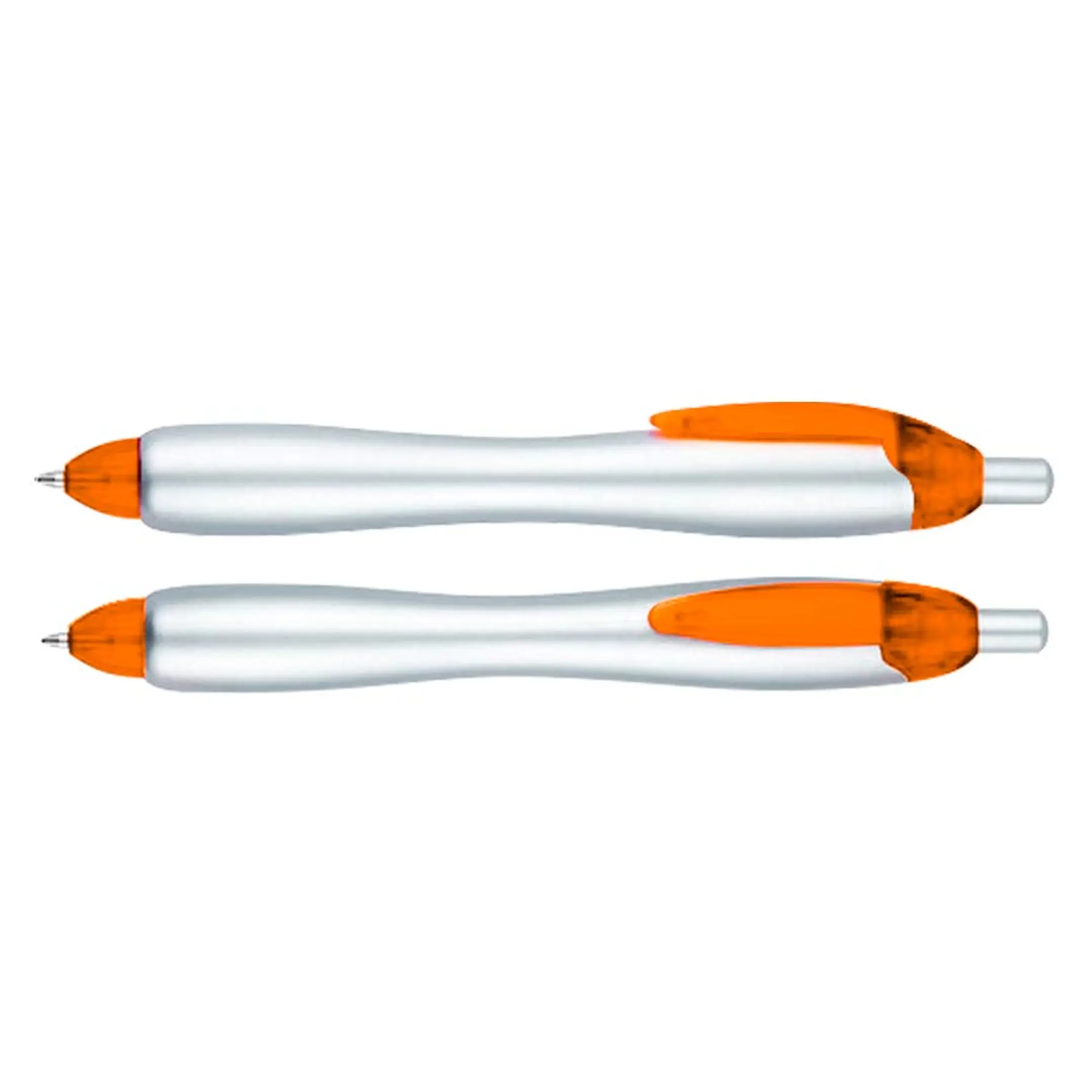 Bolígrafo Plástico Gordito Silver (Pack de 100 Lápices). 5