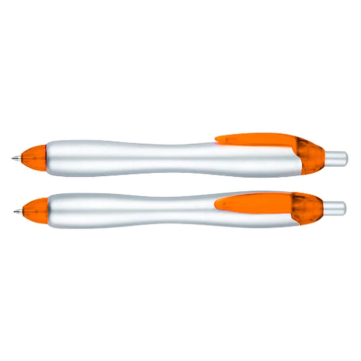 Bolígrafo Plástico Gordito Silver (Pack de 100 Lápices). 5