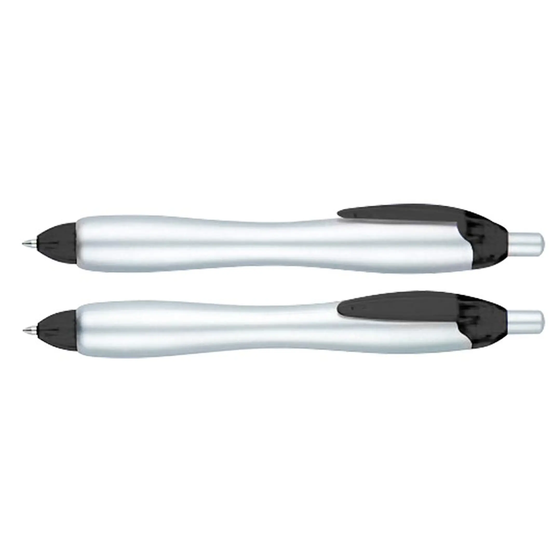 Bolígrafo Plástico Gordito Silver (Pack de 100 Lápices). 7