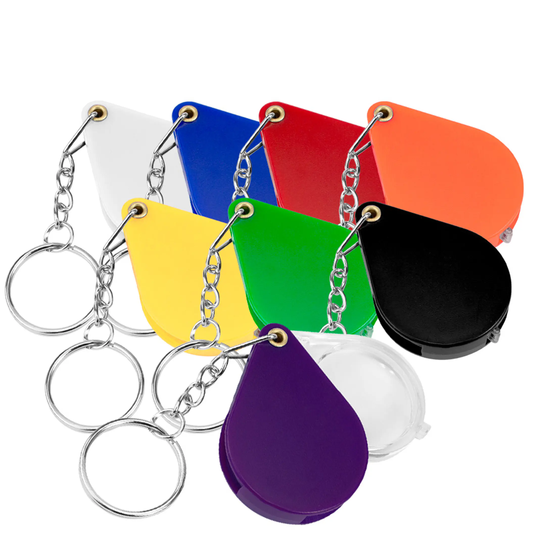 Llavero plástico con Lupa (Pack 50 Llaveros). 1
