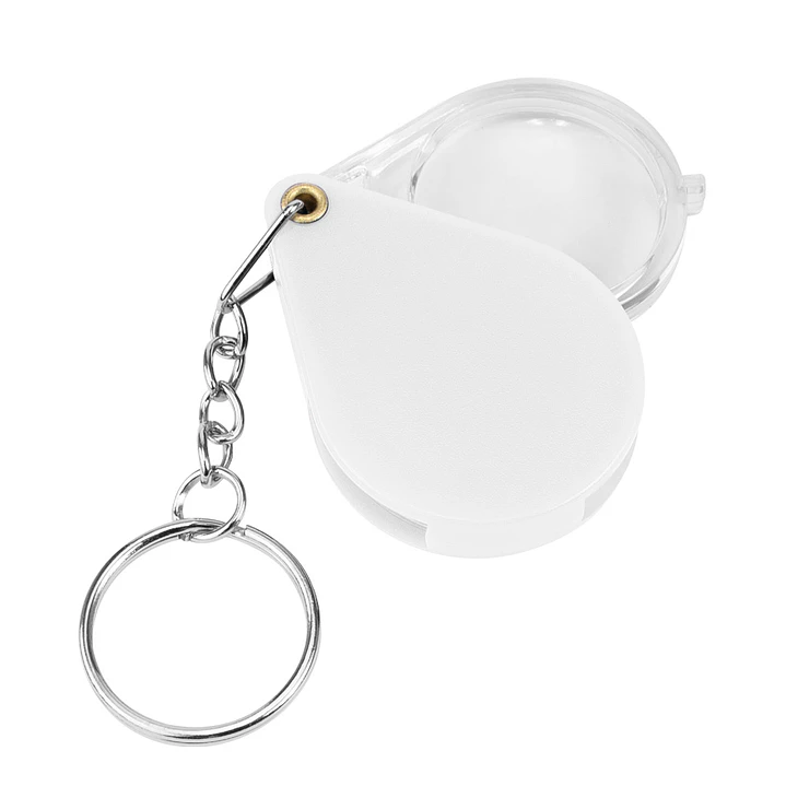 Llavero plástico con Lupa (Pack 50 Llaveros). 2