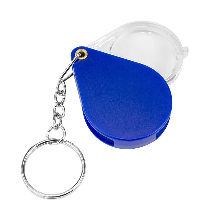 Llavero plástico con Lupa (Pack 50 Llaveros). 4