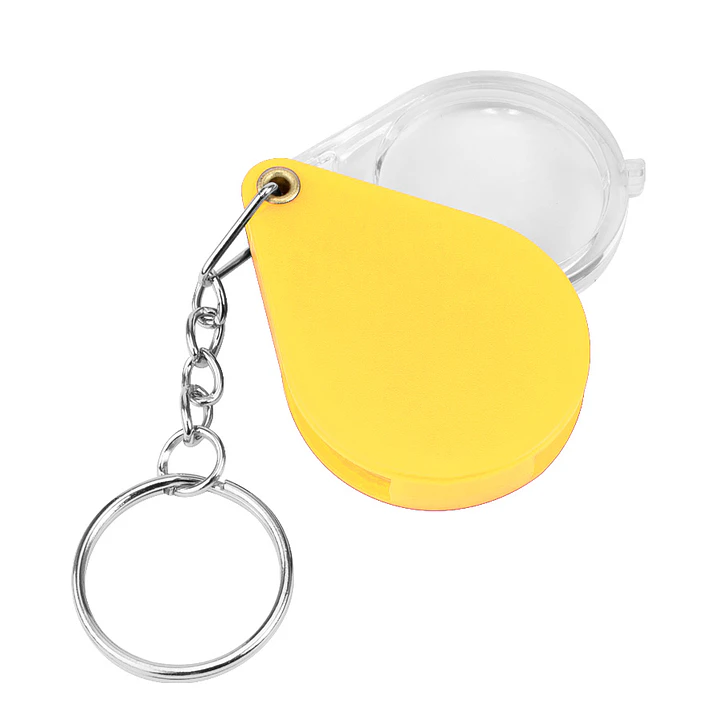 Llavero plástico con Lupa (Pack 50 Llaveros). 11