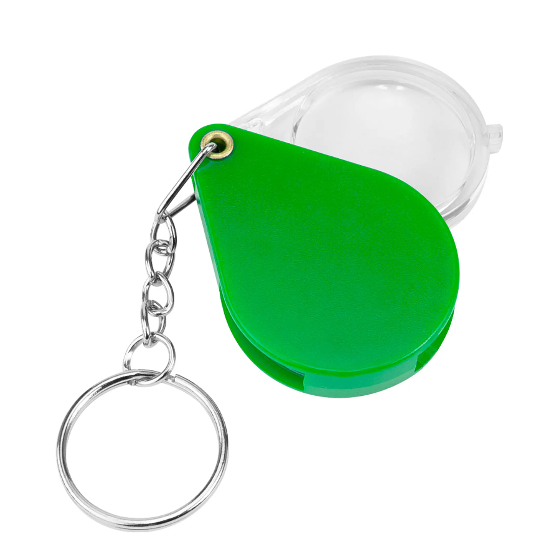 Llavero plástico con Lupa (Pack 50 Llaveros). 12