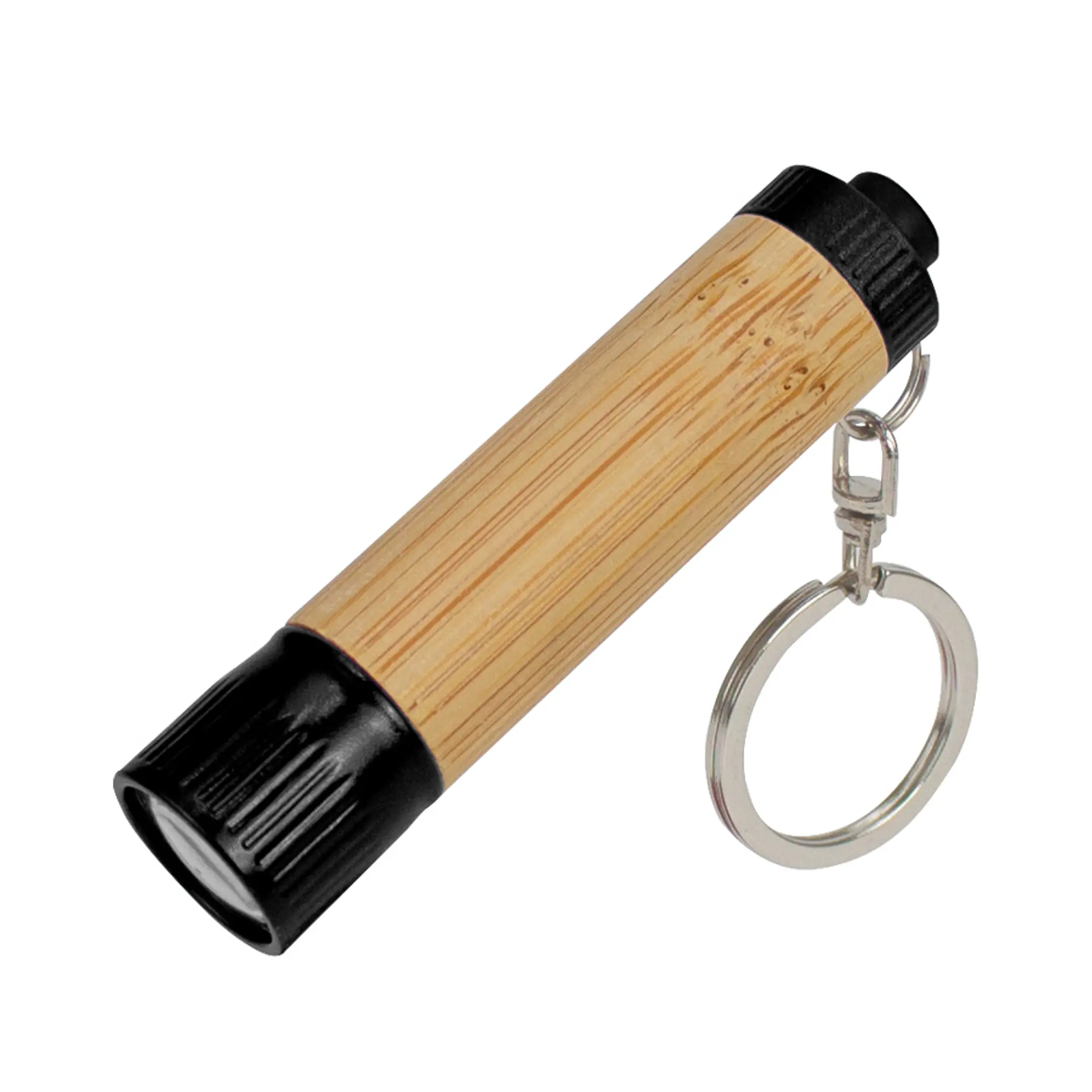 Llavero-Linterna LED cuerpo Bamboo (Pack 25 Llaveros). 4
