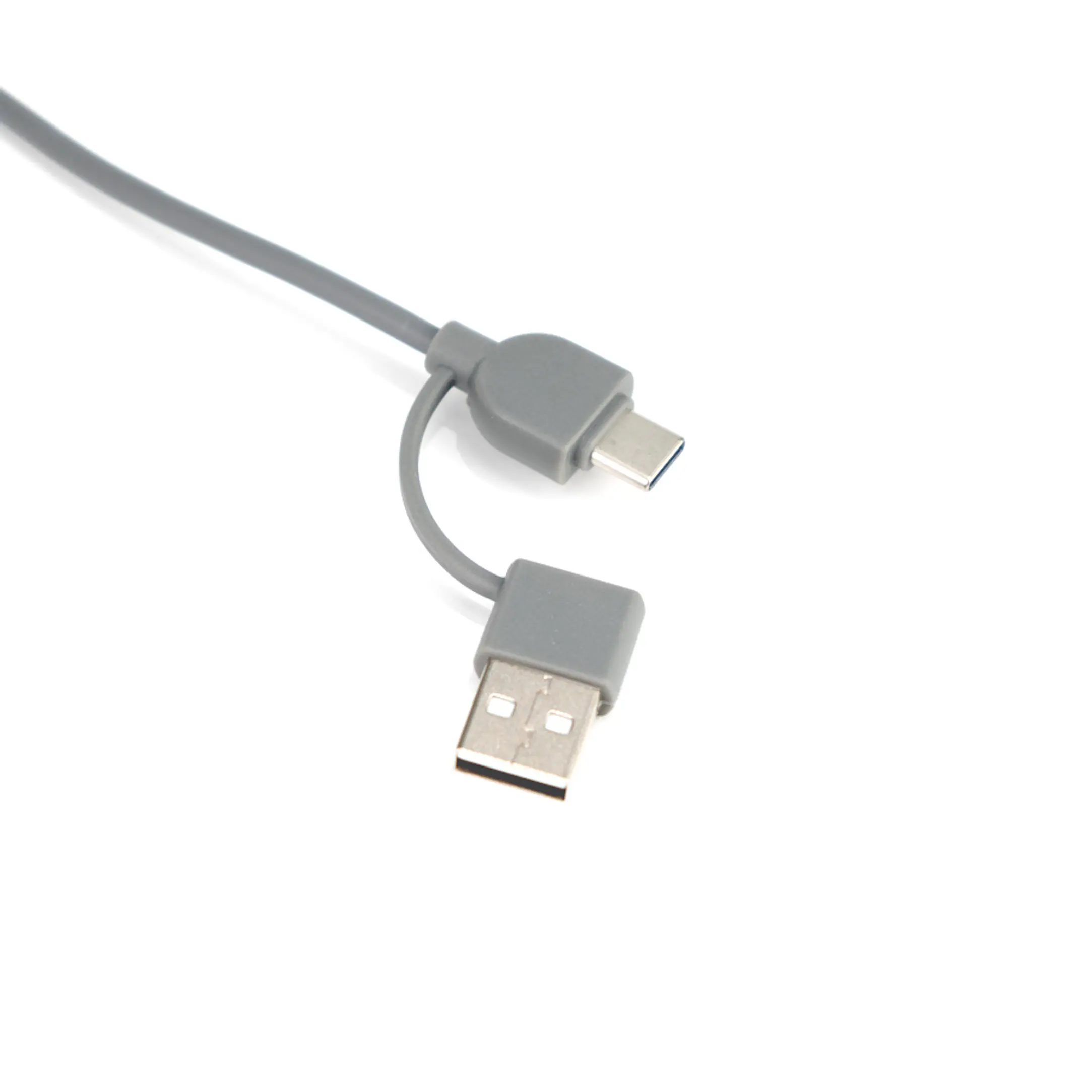 Connect Multicargador 4 en 1 de Bambú con llavero (Pack 5 Llaveros). 3