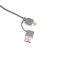 Connect Multicargador 4 en 1 de Bambú con llavero (Pack 5 Llaveros). - Miniatura 3