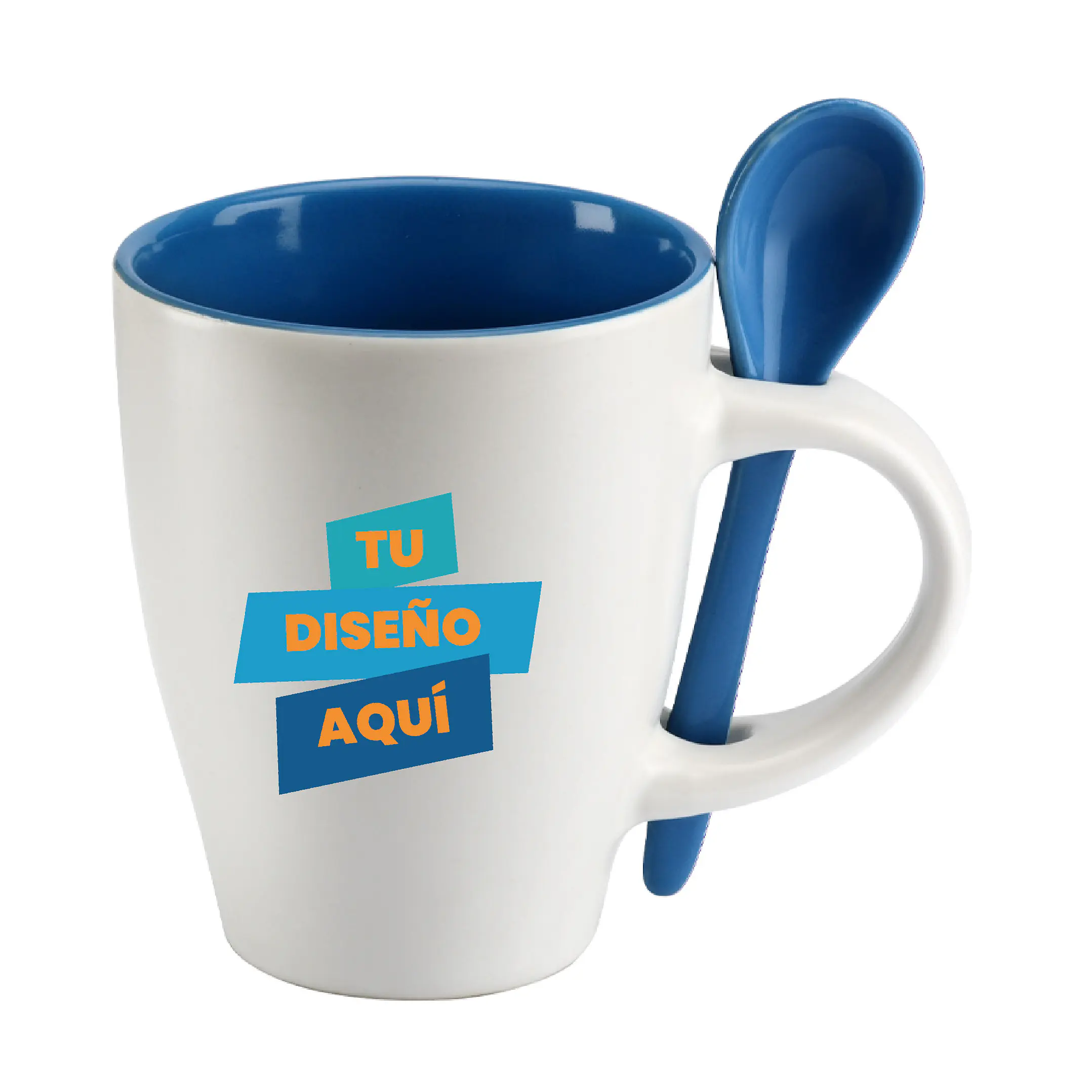 Tazón con Cuchara 320cc (Pack 30 Tazones). 2