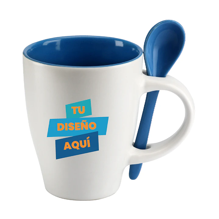Tazón con Cuchara 320cc (Pack 30 Tazones). 2