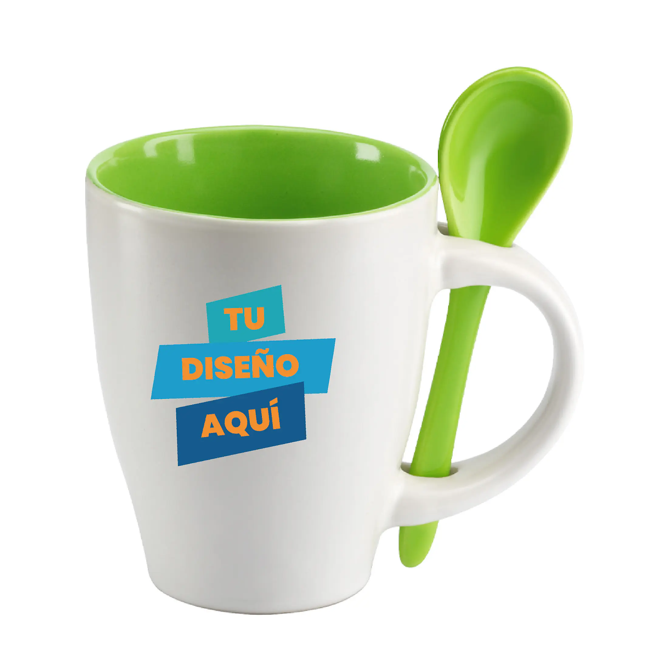 Tazón con Cuchara 320cc (Pack 30 Tazones). 5