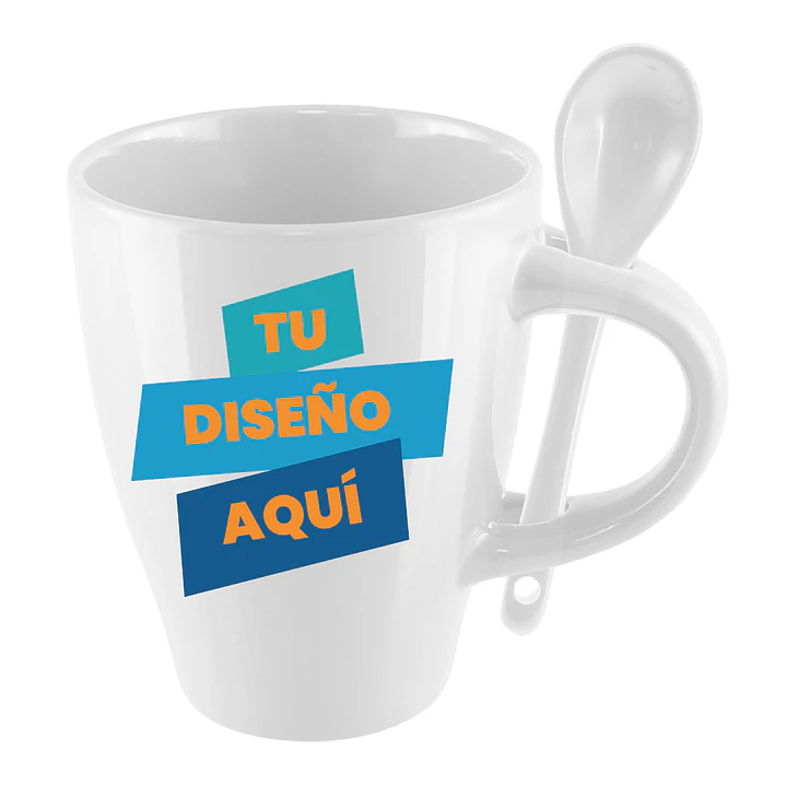 Tazón con Cuchara 320cc (Pack 30 Tazones). 1