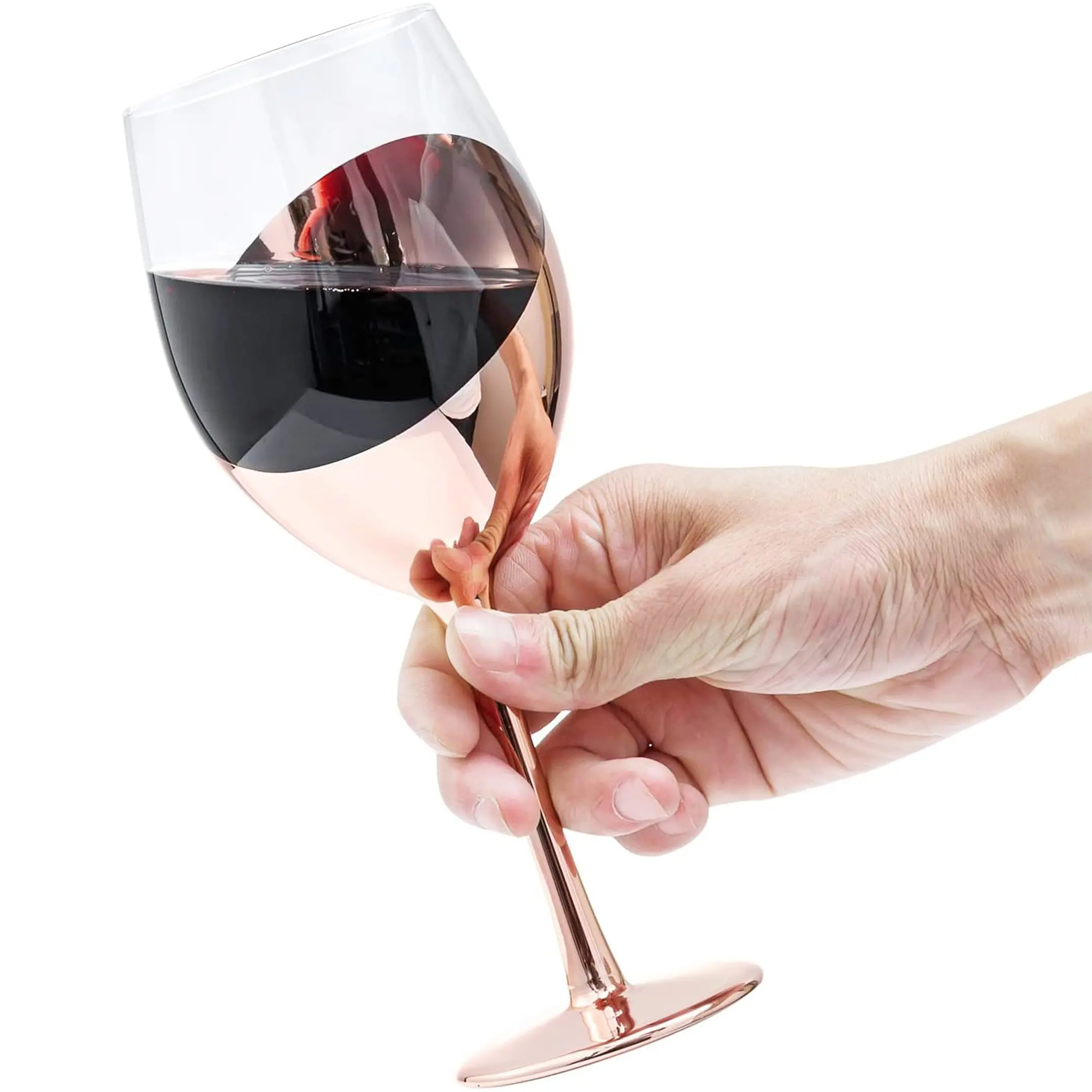 Set de 4 Copas de Vino Encobrizadas 5