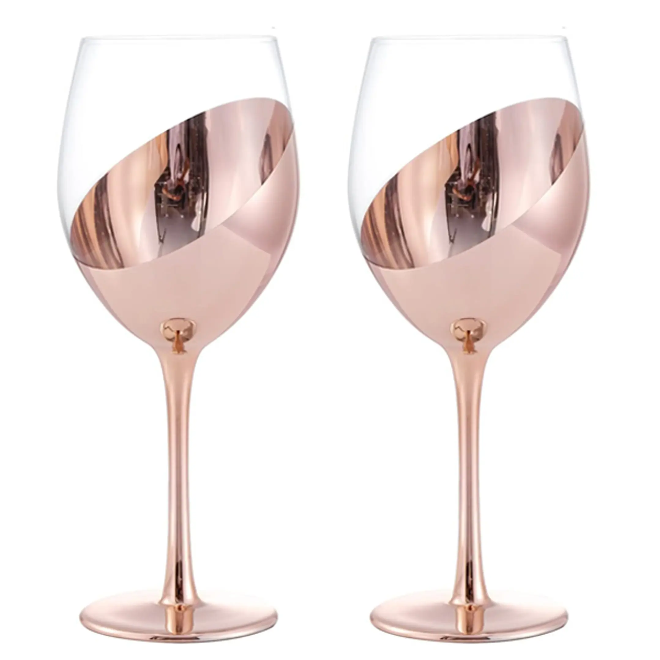 Set de 2 Copas de Vino Encobrizadas 2