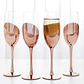 Set de 4 Copas Champagne Encobrizadas - Miniatura 6