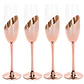 Set de 4 Copas Champagne Encobrizadas - Miniatura 4