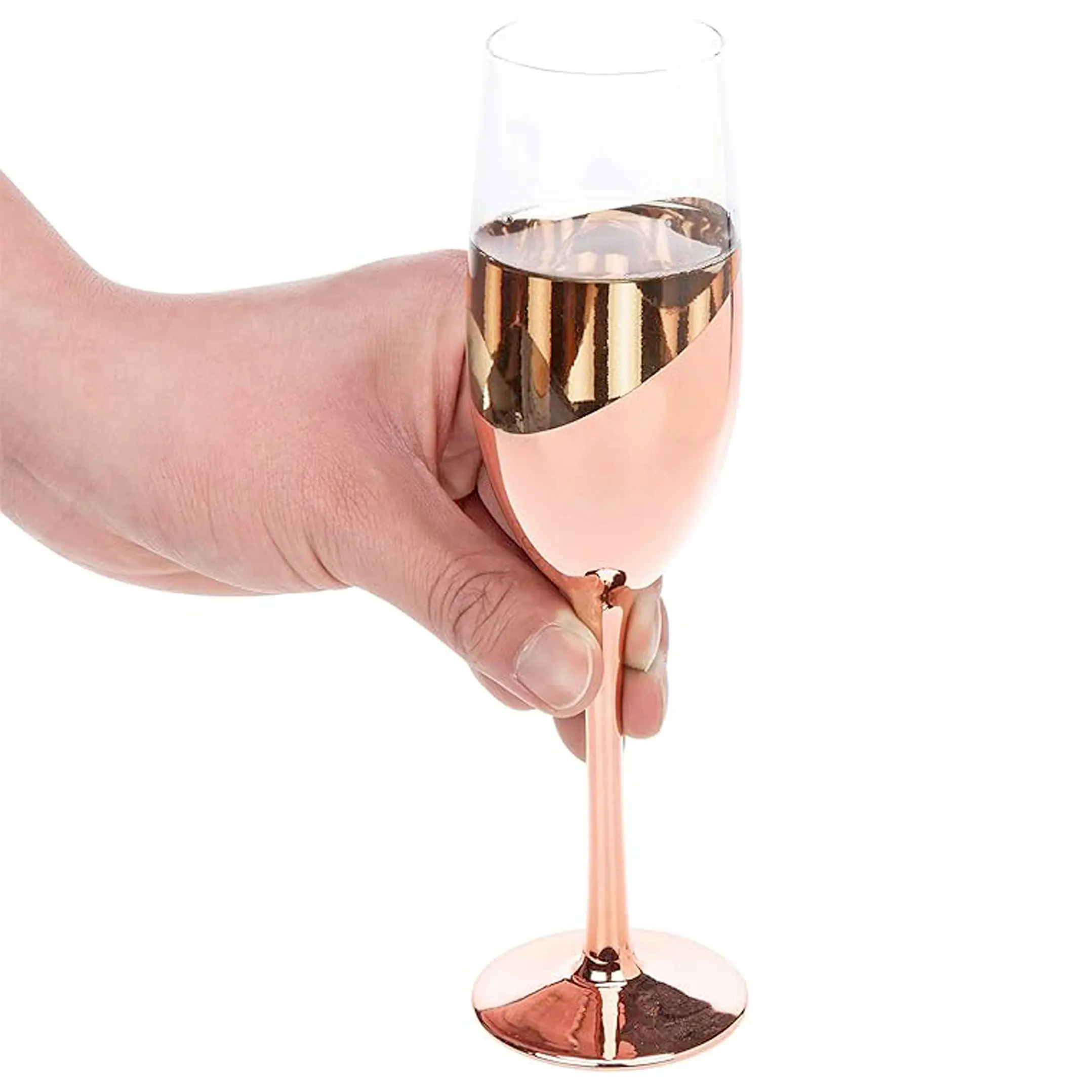 Set de 2 Copas Champagne Encobrizadas 6
