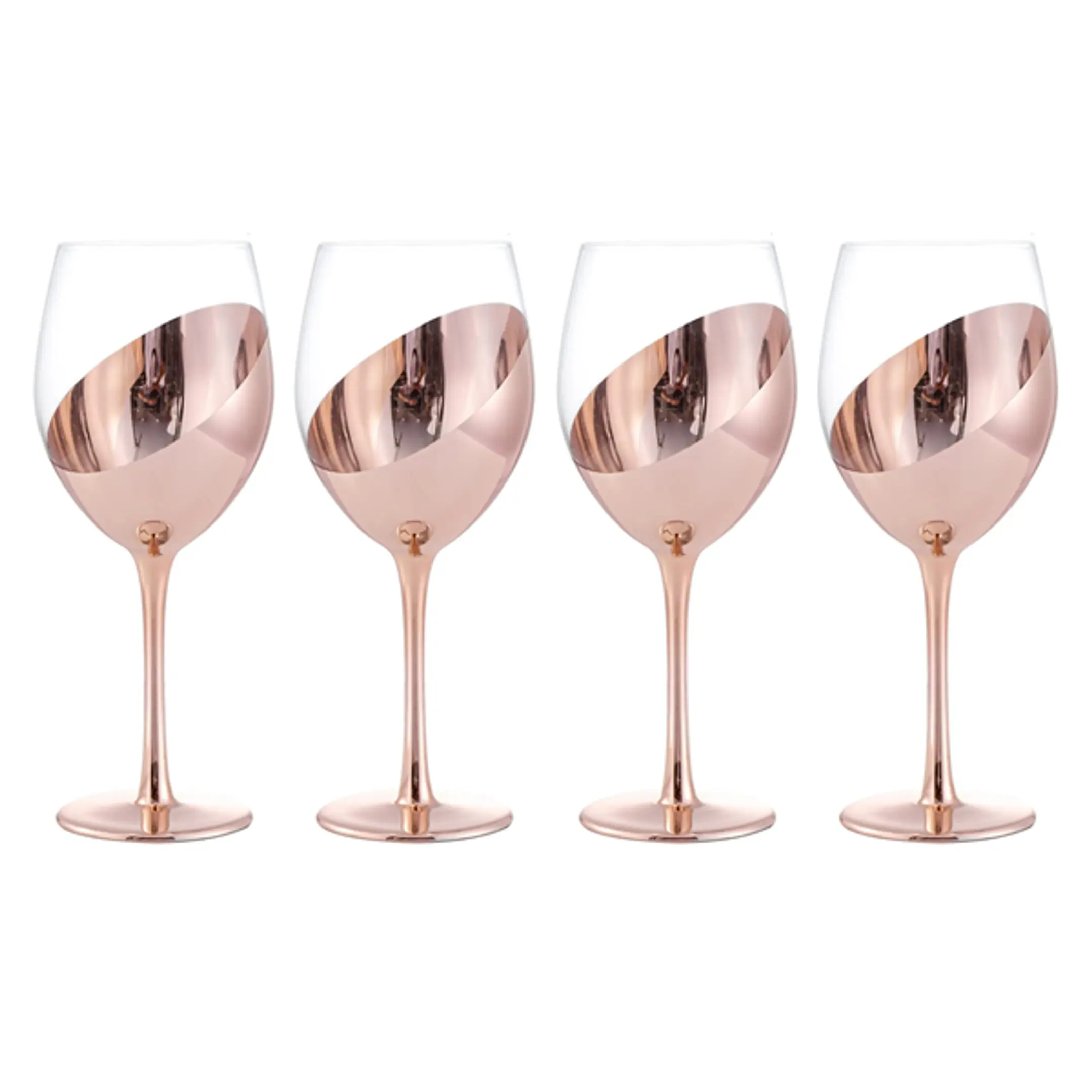Set de Copas y Decantador para Vinos Encobrizado 3