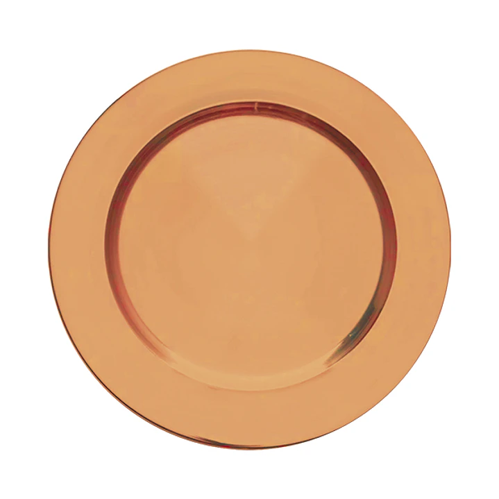 Set De 2 Posavasos Encobrizados Lisos (6 Set de posavasos) 1