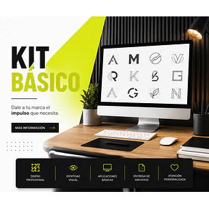 KIT Basico para tu Marca Gráfica