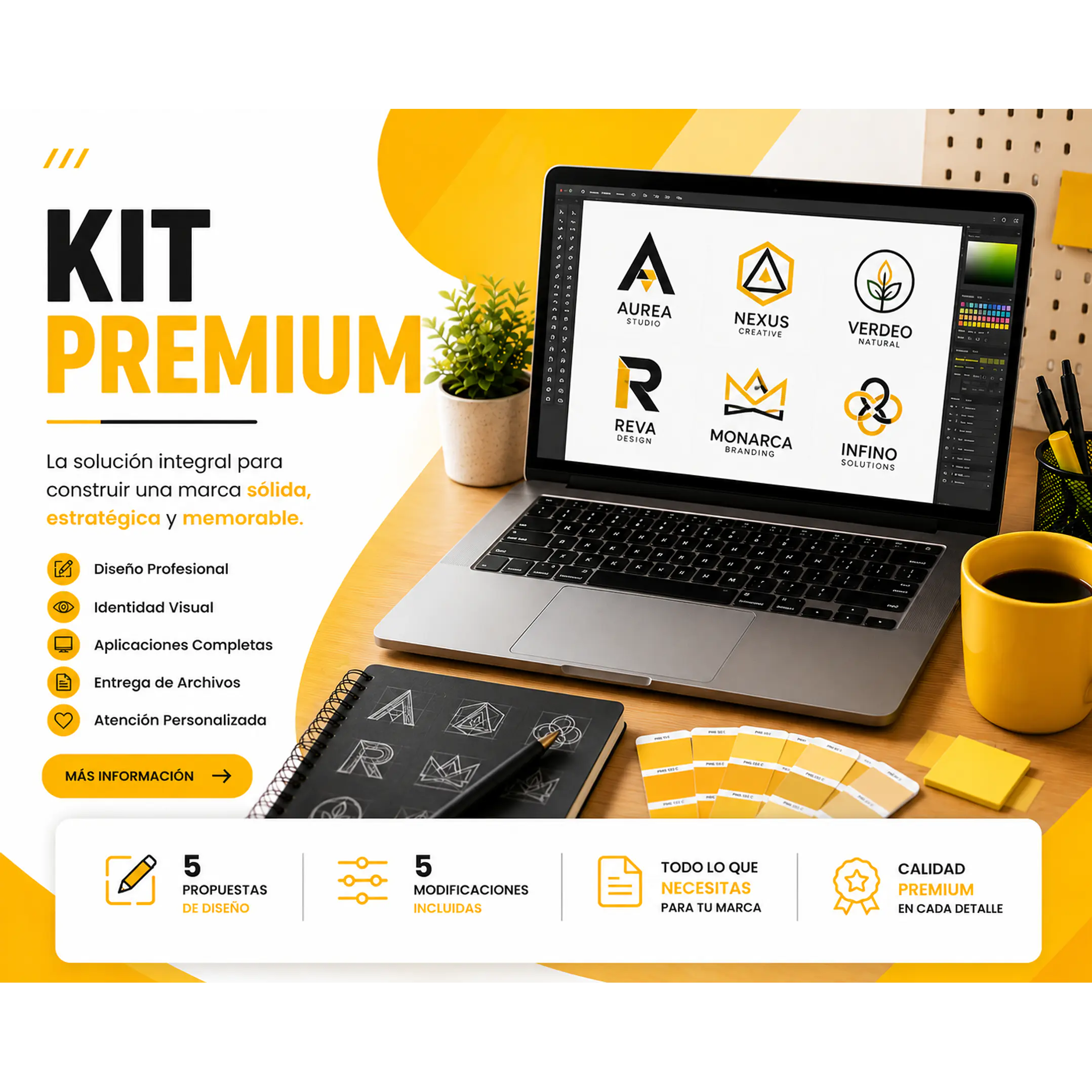 KIT Premium para tu Marca Gráfica 1