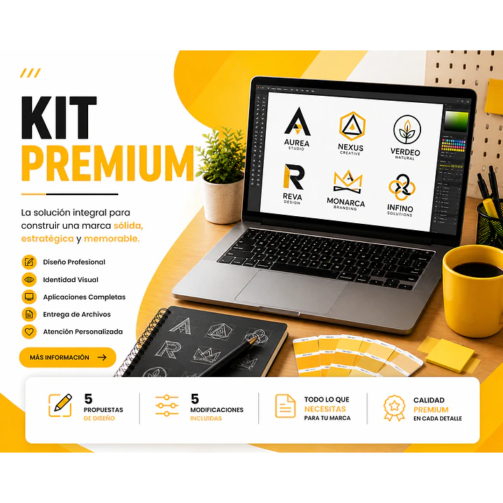 KIT Premium para tu Marca Gráfica 1