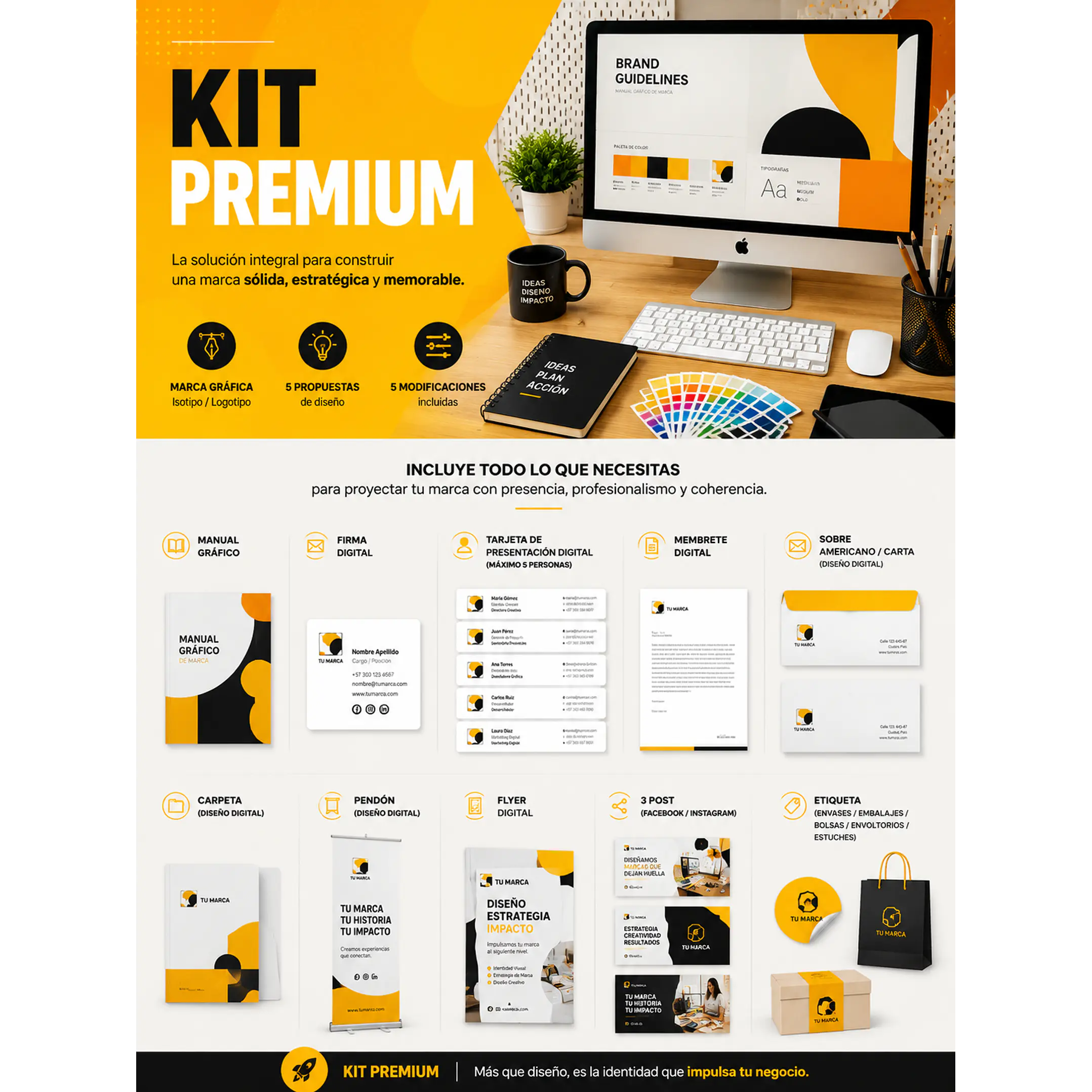 KIT Premium para tu Marca Gráfica 2