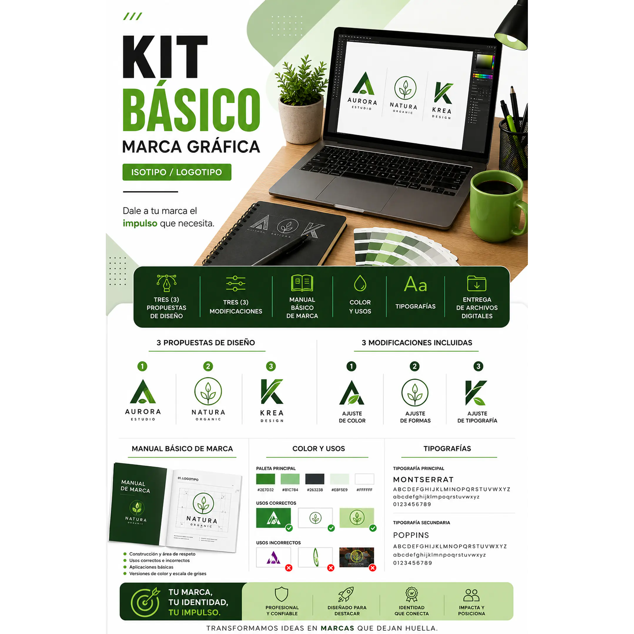 KIT Basico para tu Marca Gráfica 2