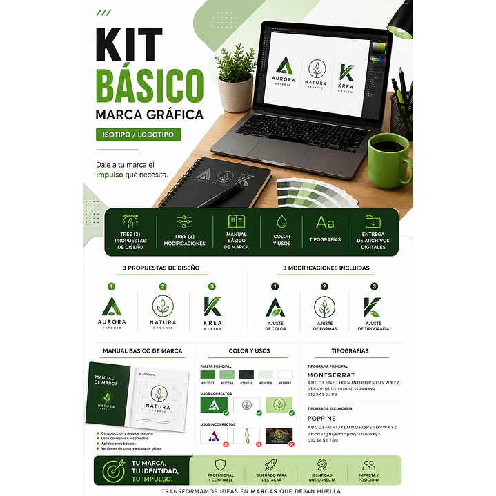 KIT Basico para tu Marca Gráfica 2