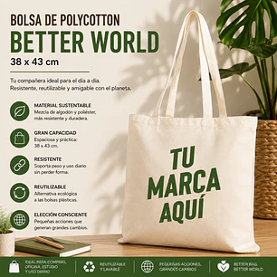 Bolsa Poly-Algodón (50 Unidades).
