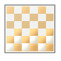 Arriendo de Tela 8x8 Checkerboard Dorado/Plata Matthews (2.4x2.4mt) 