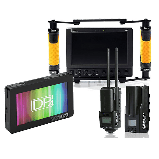 Arriendo de Kit de Video Assist con 2 Monitores y Transmisor Paralinx Triton