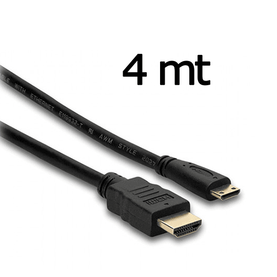 Arriendo de Cable HDMI a mini HDMI 4mt