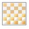 Arriendo de Tela 12x12 Checkerboard Dorado/Plata Matthews (3.6x3.6mt)