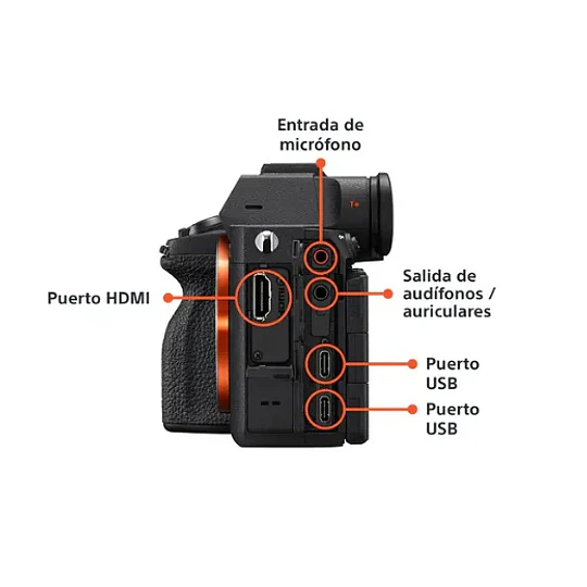 Arriendo de Cámara Sony híbrida mirrorless full-frame A7 V, solo cuerpo
