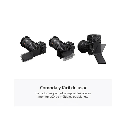 Arriendo de Cámara Sony híbrida mirrorless full-frame A7 V, solo cuerpo