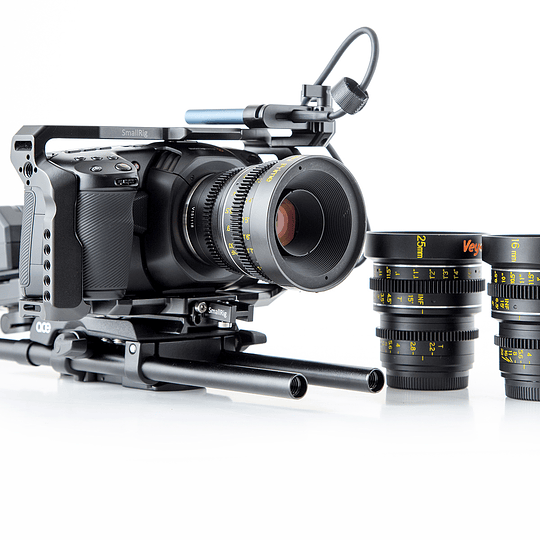 Arriendo de Kit Filmmaker Blackmagic Pocket 4K Avanzado con Maleta Veydra