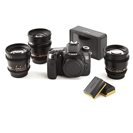 Arriendo de Kit Canon 70D con lentes Rokinon y Ninja Blade