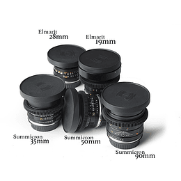 Arriendo de Maleta 5 lentes Leica R Cine Modded, 19-28-35-50-90