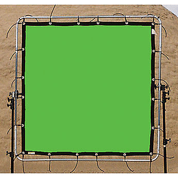 Arriendo de Croma Key Matthews Verde 12x12' (3.6x3.6mt) con marco y trípodes