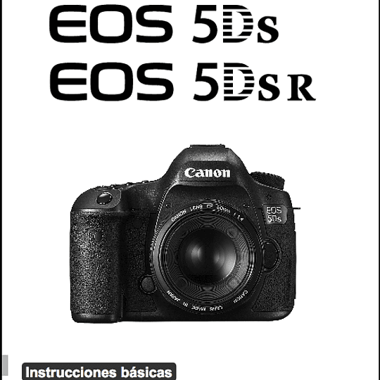 Guia Rapida Camara Canon 5ds o 5dsr