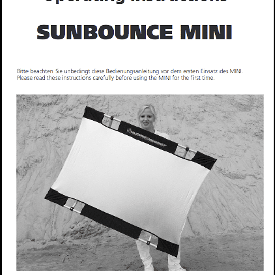 Manual de Armado de Reflector Sunbounce Mini 90x120 cm